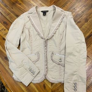 White House Black Market Beige Blazer